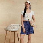 Women Rayon Flared Shorts
