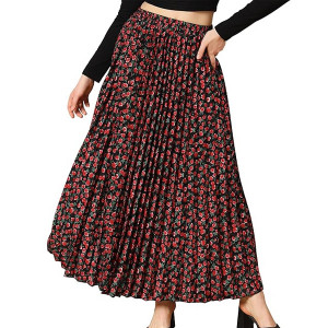 Floral Printed Maxi Skirt
