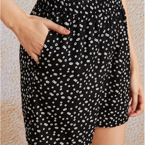 Women Rayon Regular Fit Lounge Shorts