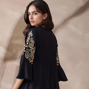 Viscose Rayon Tunic Tops