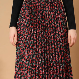 Floral Printed Maxi Skirt