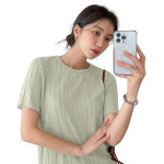 Women's Poly Cotton Regular Fit Crop Top
