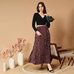 Floral Printed Maxi Skirt